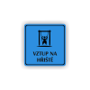 Cedule vstup na hřiště | Piktogram (čtverec)