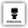 Cedule personál – plast (piktogram)