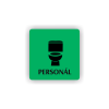 Cedule personál | Piktogram (čtverec)