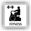 Cedule fitness – plast (piktogram)