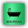 Cedule koupelna – plast (piktogram)