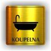 Cedule koupelna – plast (piktogram)