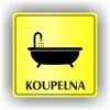 Cedule koupelna – plast (piktogram)