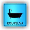Cedule koupelna – plast (piktogram)
