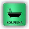 Cedule koupelna – plast (piktogram)
