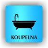 Cedule koupelna – plast (piktogram)