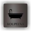 Cedule koupelna – plast (piktogram)
