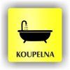 Cedule koupelna – plast (piktogram)