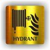Cedule hydrant – plast (piktogram)