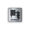 Cedule hydrant-požární hadice | Piktogram (čtverec)