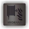 Cedule hydrant – plast (piktogram)