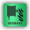 Cedule hydrant – plast (piktogram)
