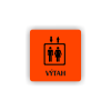 Cedule výtah | Piktogram (čtverec)