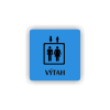 Cedule výtah | Piktogram (čtverec)