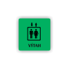 Cedule výtah | Piktogram (čtverec)