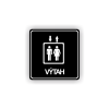 Cedule výtah | Piktogram (čtverec)