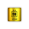 Cedule výtah | Piktogram (čtverec)