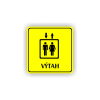 Cedule výtah | Piktogram (čtverec)