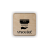 Cedule vysoušeč | Piktogram (čtverec)