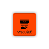 Cedule vysoušeč | Piktogram (čtverec)