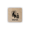Cedule sauna | Piktogram (čtverec)