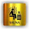 Cedule sauna – plast (piktogram)