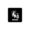 Cedule sauna | Piktogram (čtverec)