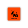Cedule sauna | Piktogram (čtverec)