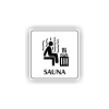 Cedule sauna | Piktogram (čtverec)
