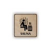 Cedule sauna | Piktogram (čtverec)