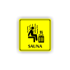 Cedule sauna | Piktogram (čtverec)