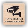 Piktogram - TENTO PROSTOR JE MONITOROVÁN