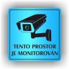 Piktogram - TENTO PROSTOR JE MONITOROVÁN