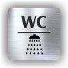 Cedule wc sprcha – plast (piktogram)