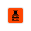 Cedule server | Piktogram (čtverec)