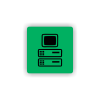Cedule server | Piktogram (čtverec)