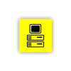 Cedule server | Piktogram (čtverec)
