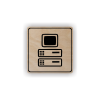 Cedule server | Piktogram (čtverec)