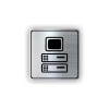 Cedule server | Piktogram (čtverec)