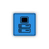 Cedule server | Piktogram (čtverec)