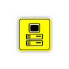 Cedule server | Piktogram (čtverec)