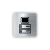 Cedule server | Piktogram (čtverec)