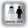 Cedule sprcha ženy – plast (piktogram)