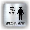 Cedule sprcha ženy – plast (piktogram)