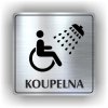 Piktogram - KOUPELNA VOZÍČKAŘI,INVALIDÉ