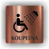 Piktogram - KOUPELNA VOZÍČKAŘI,INVALIDÉ