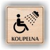 Piktogram - KOUPELNA VOZÍČKAŘI,INVALIDÉ