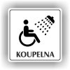 Piktogram - KOUPELNA VOZÍČKAŘI,INVALIDÉ