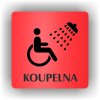 Piktogram - KOUPELNA VOZÍČKAŘI,INVALIDÉ