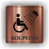 Piktogram - KOUPELNA VOZÍČKAŘI,INVALIDÉ